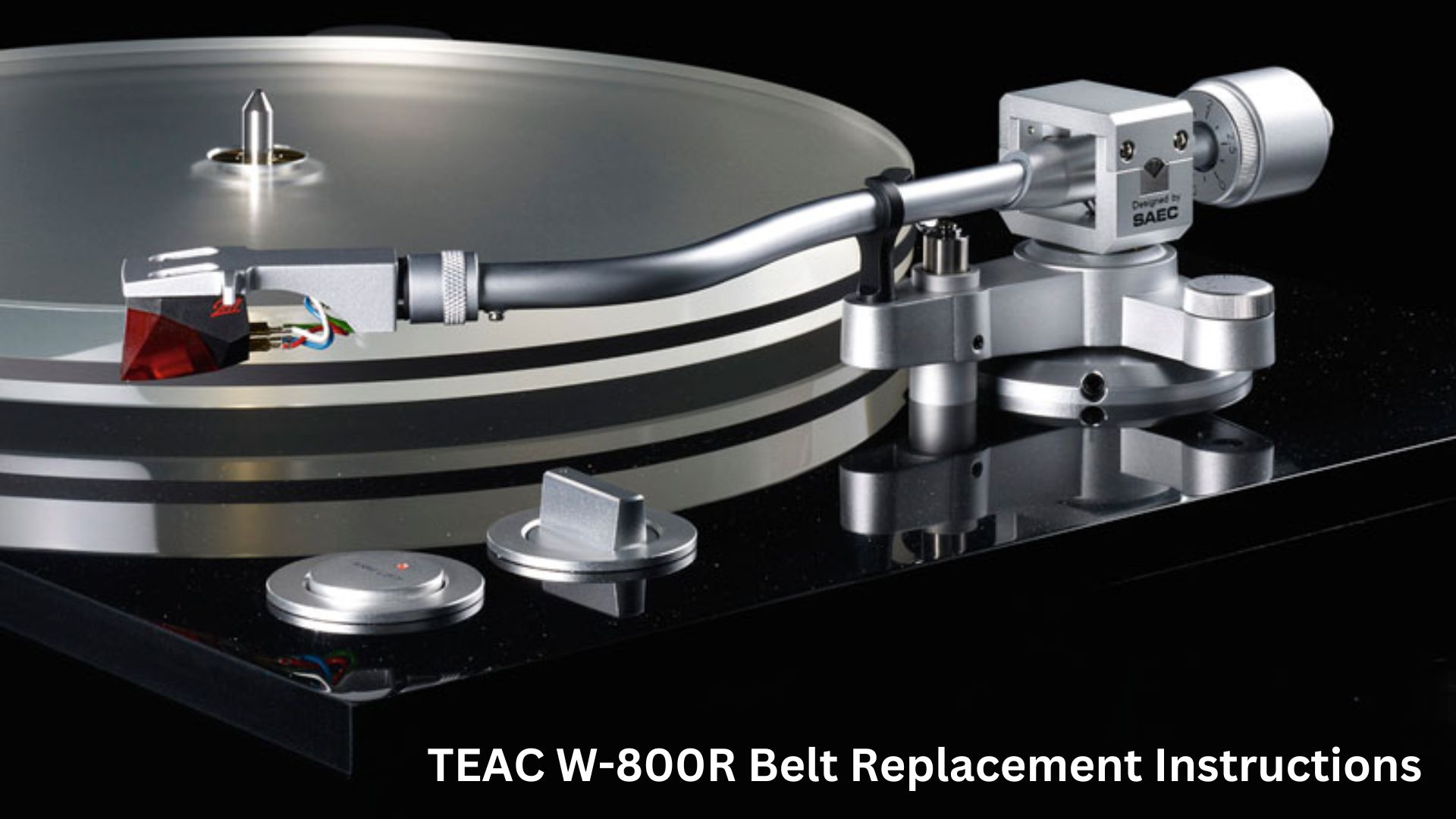 TEAC W-800R Belt Replacement Instructions