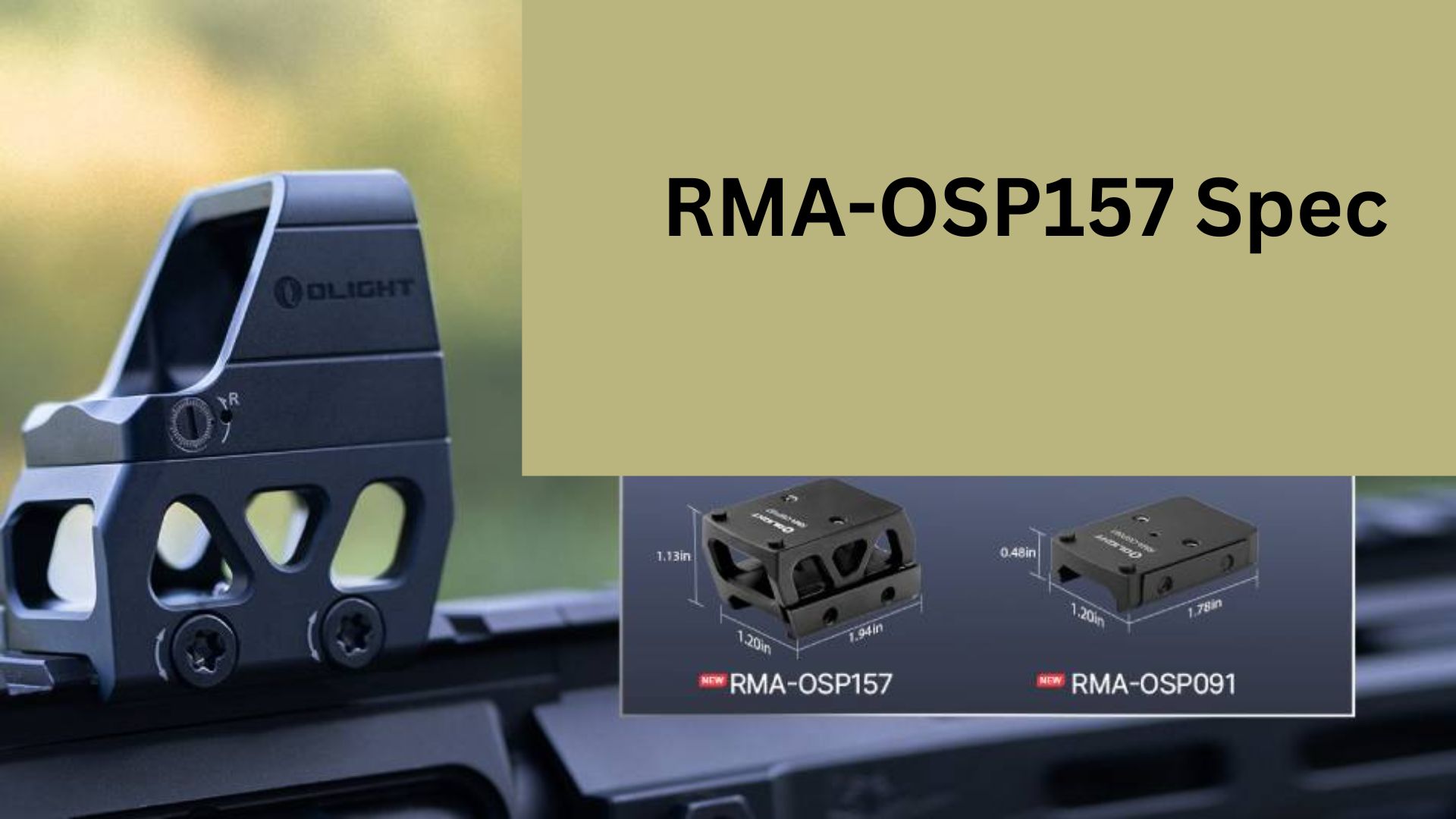 RMA-OSP157 Spec