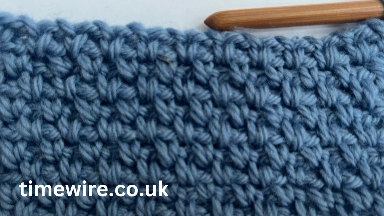 moss stitch crochet